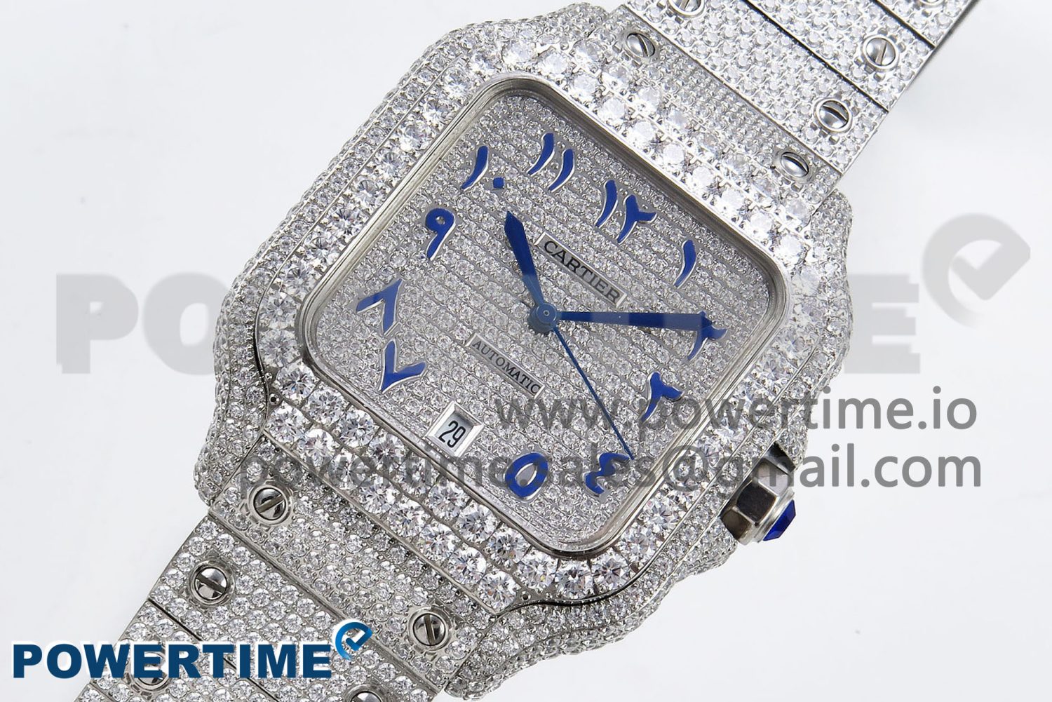Santos De 40mm TWF 1:1 Best Edition SS Dial 904L SS Case and Bracelet A2824 - Image 2