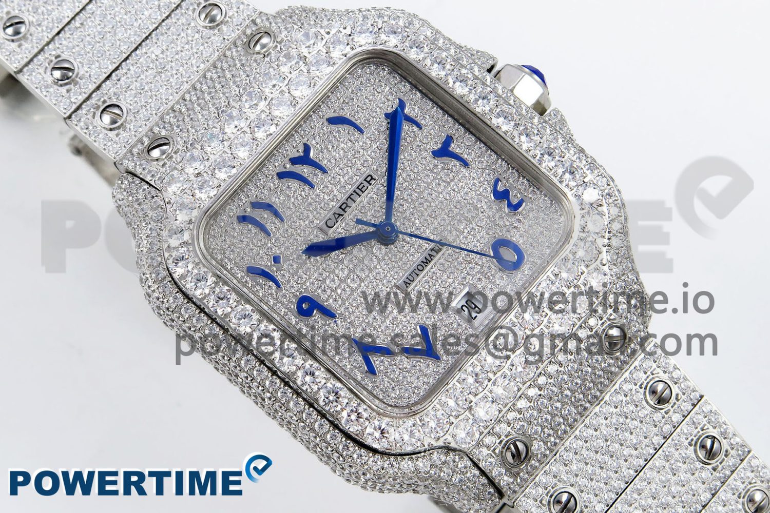 Santos De 40mm TWF 1:1 Best Edition SS Dial 904L SS Case and Bracelet A2824 - Image 3