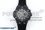 Big Bang Unico 42mm Black Ceramic BBF 1:1 Best Edition Skeleton Dial on Black Rubber Strap A1280 V2