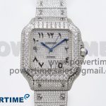 Santos De 40mm TWF 1:1 Best Edition SS Dial 904L SS Case and Bracelet A2824