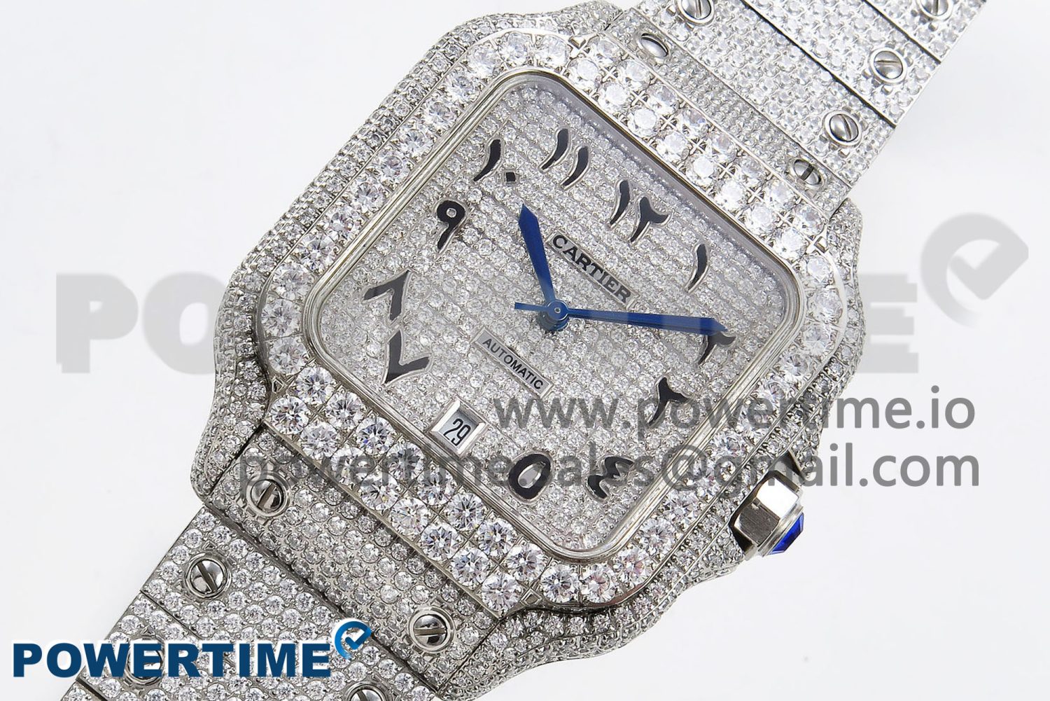 Santos De 40mm TWF 1:1 Best Edition SS Dial 904L SS Case and Bracelet A2824 - Image 2