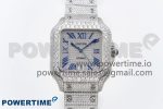 Santos De 40mm TWF 1:1 Best Edition SS Dial 904L SS Case and Bracelet A2824