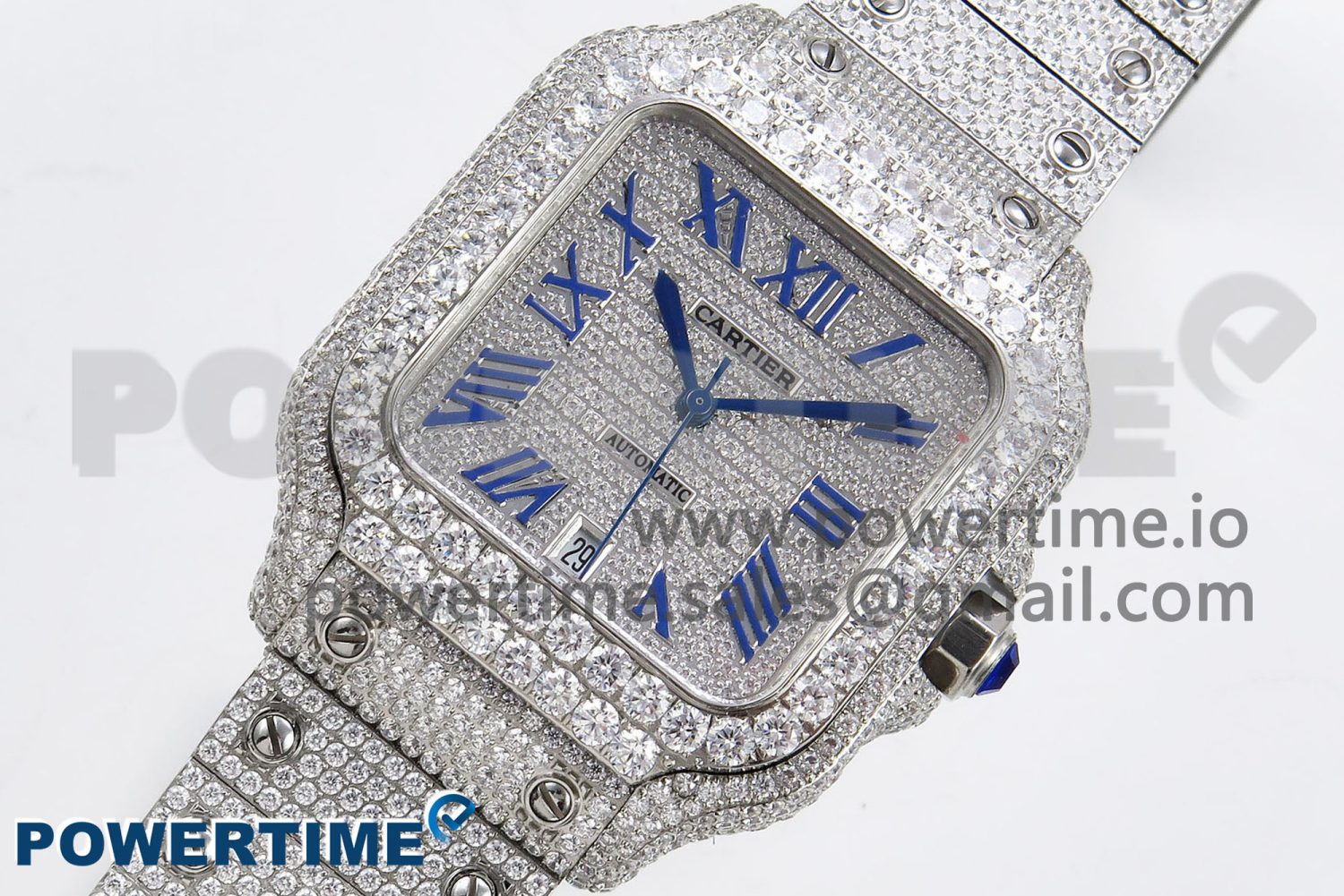 Santos De 40mm TWF 1:1 Best Edition SS Dial 904L SS Case and Bracelet A2824 - Image 2