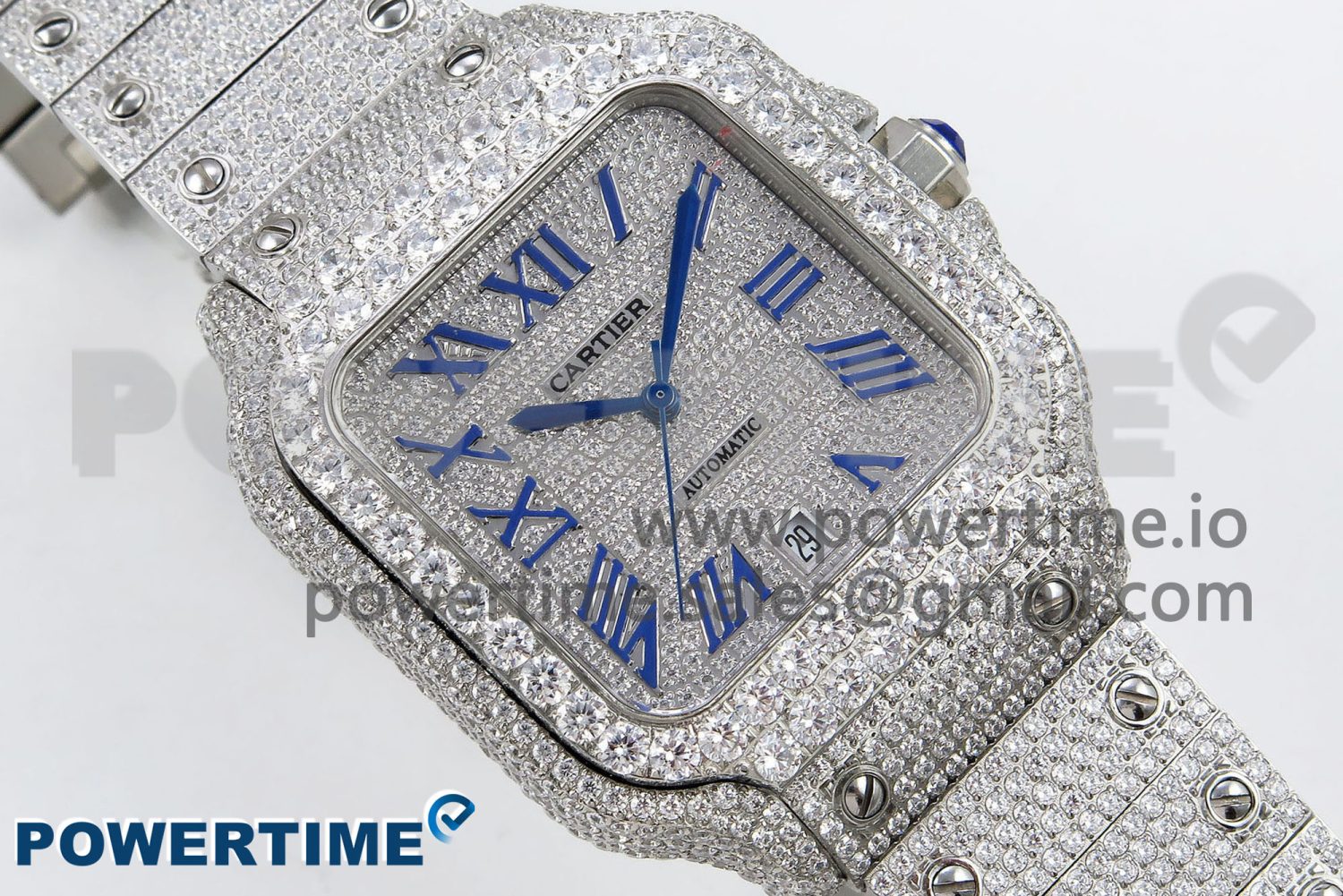 Santos De 40mm TWF 1:1 Best Edition SS Dial 904L SS Case and Bracelet A2824 - Image 3