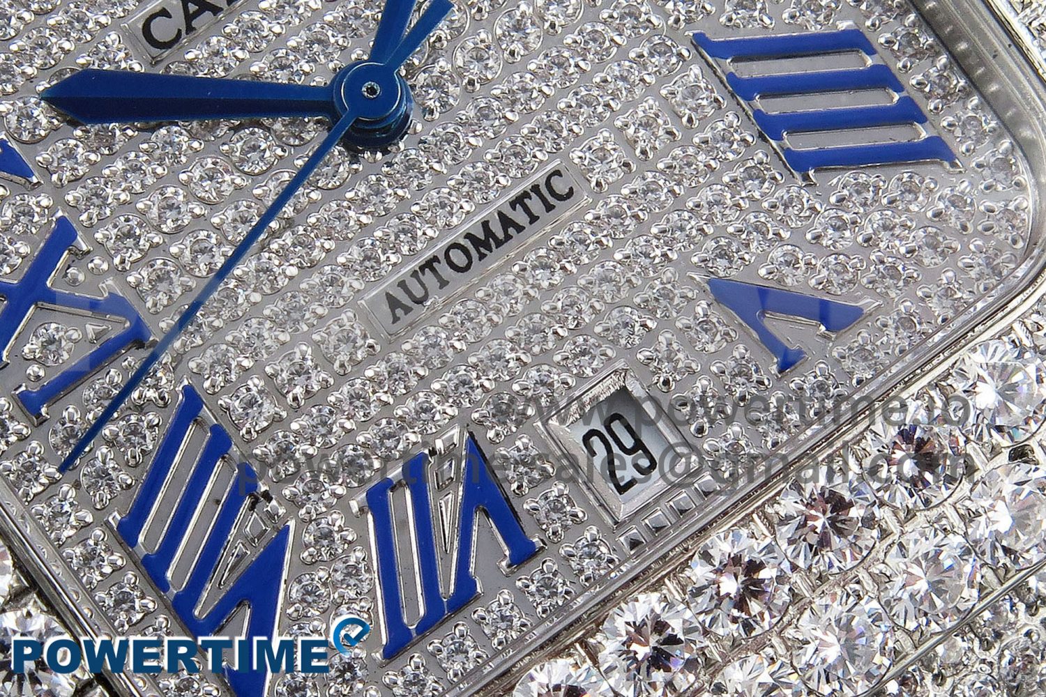 Santos De 40mm TWF 1:1 Best Edition SS Dial 904L SS Case and Bracelet A2824 - Image 5