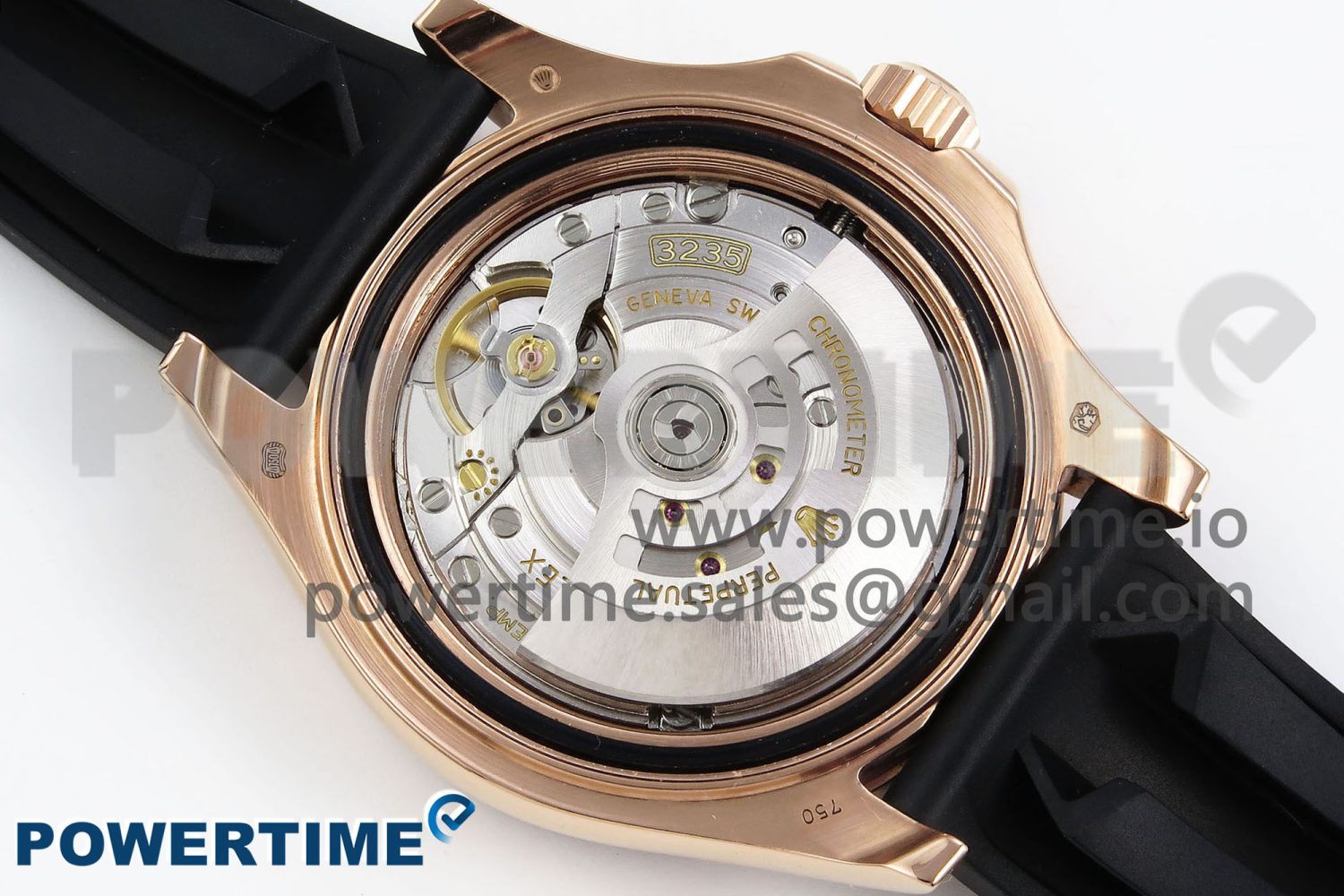 Yacht-Master 126655 KF 1:1 Best Edition Rainbow Bezel RG Wrapped on Oysterflex Strap VR3235 (Gen Weight) - Image 10