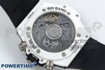 Big Bang Unico 42mm White Ceramic BBF 1:1 Best Edition Skeleton Dial on White Rubber Strap A1280 V2 - Image 8