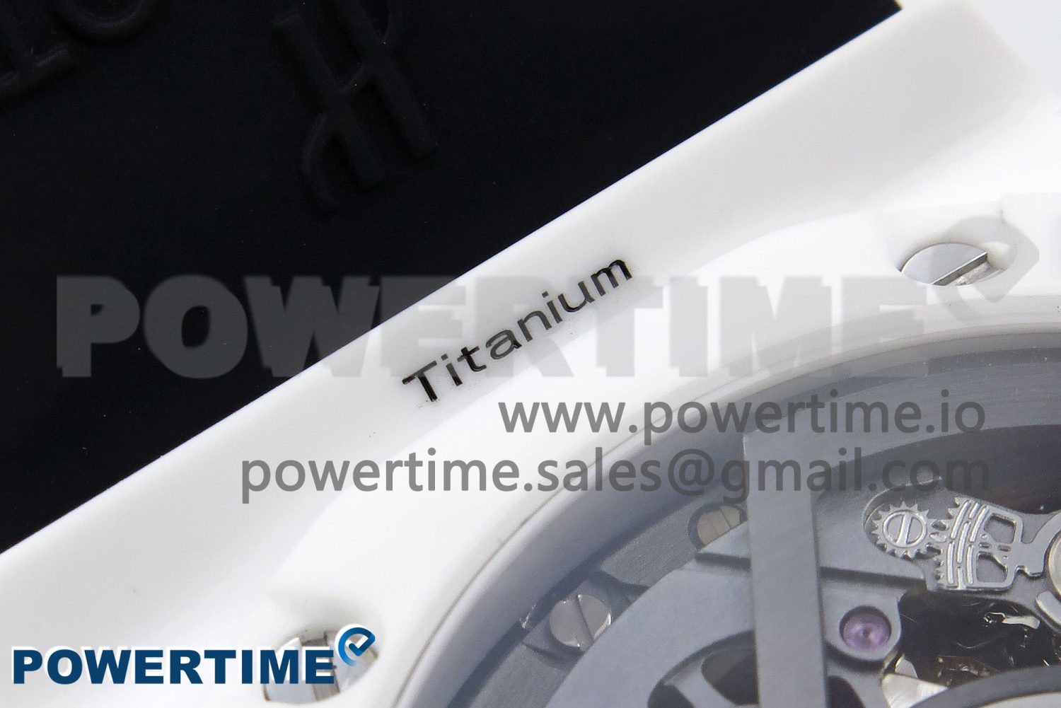 Big Bang Unico 42mm White Ceramic BBF 1:1 Best Edition Skeleton Dial on White Rubber Strap A1280 V2 - Image 11