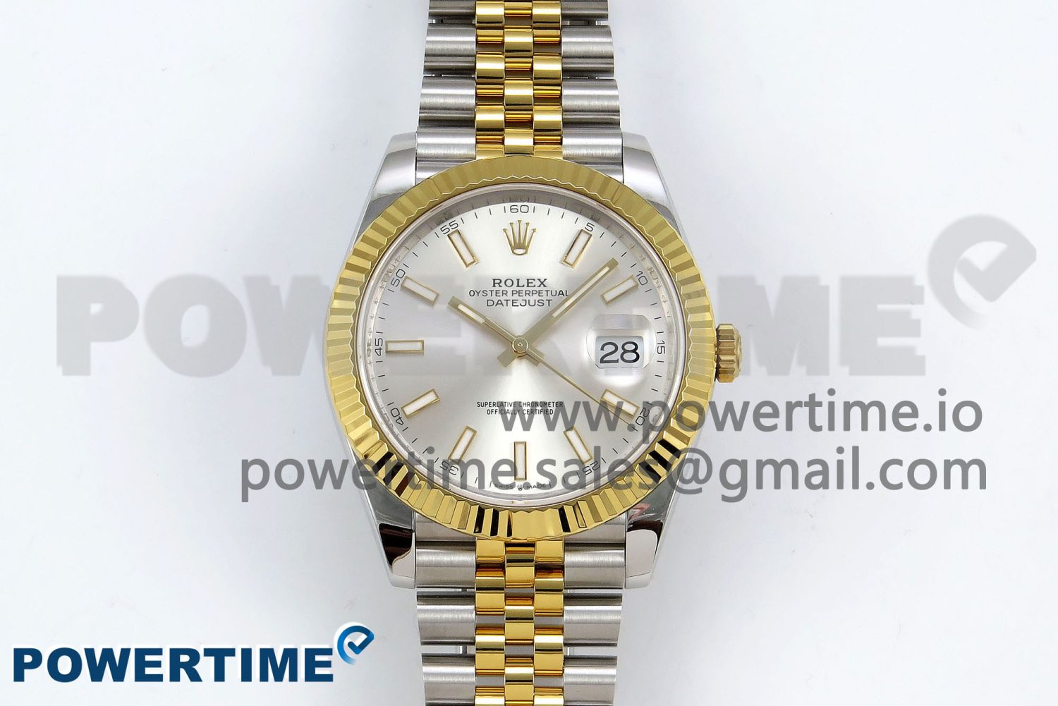 DateJust 41 126333 904L SS VSF 1:1 Best Edition Silver Stick Dial on Jubilee Bracelet VS3235 - Image 1