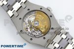 Royal Oak 37mm 15450 SS ZF 1:1 Best Edition White Textured Dial on SS Bracelet SA3120 Super Clone - Image 8