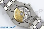 Royal Oak 37mm 15450 SS ZF 1:1 Best Edition White Textured Dial on SS Bracelet SA3120 Super Clone - Image 9