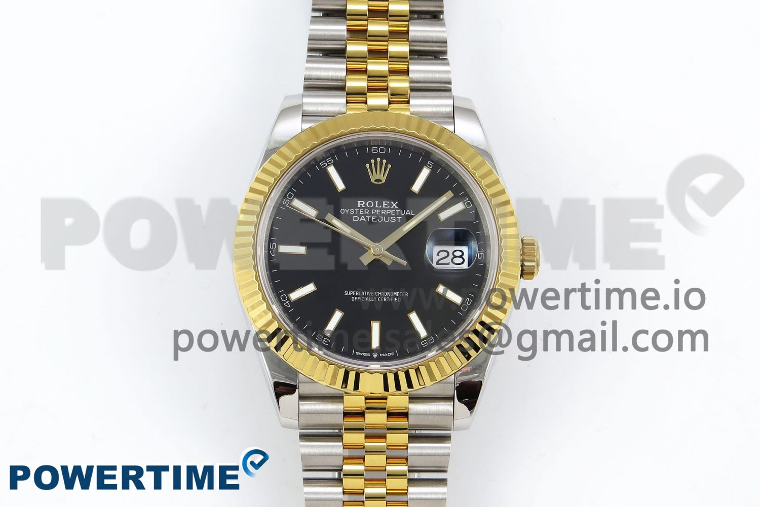 DateJust 41 126333 904L SS VSF 1:1 Best Edition Black Stick Dial on Jubilee Bracelet VS3235 - Image 1