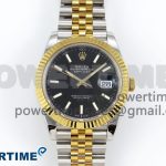DateJust 41 126333 904L SS VSF 1:1 Best Edition Black Stick Dial on Jubilee Bracelet VS3235