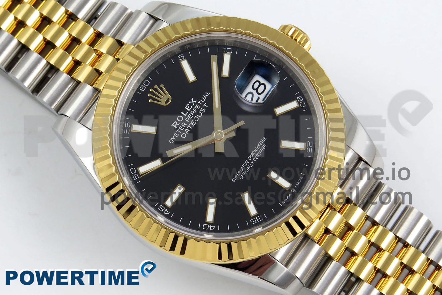 DateJust 41 126333 904L SS VSF 1:1 Best Edition Black Stick Dial on Jubilee Bracelet VS3235 - Image 3