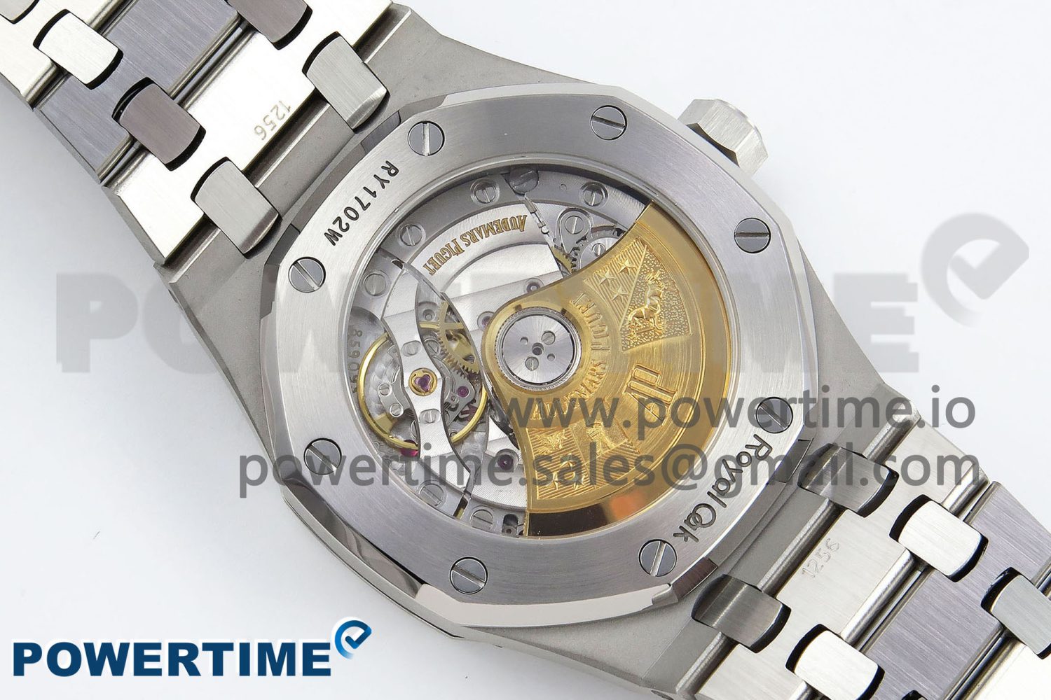 Royal Oak 37mm 15450 SS ZF 1:1 Best Edition White Textured Dial on SS Bracelet SA3120 Super Clone - Image 12