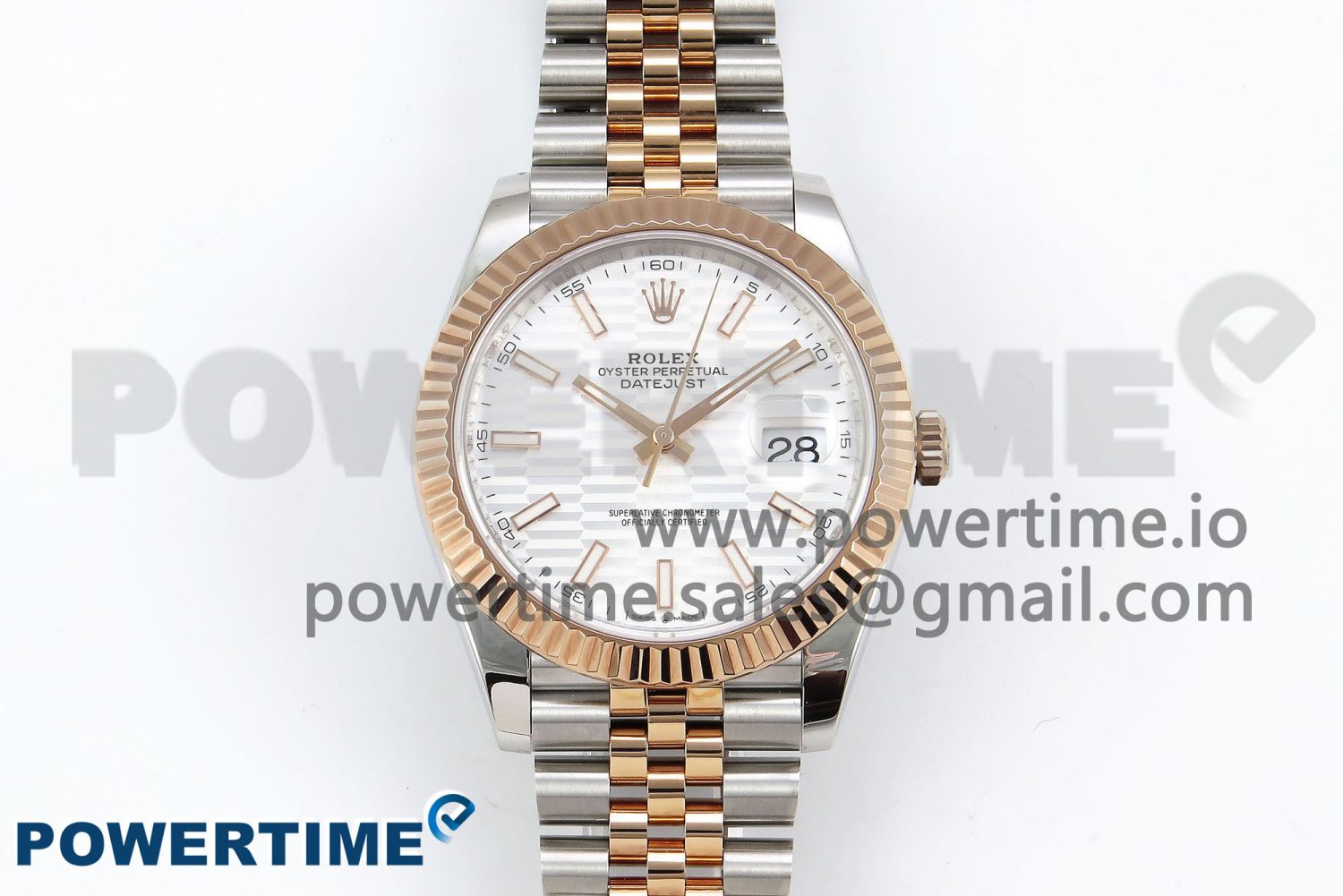 DateJust 41 126331 904L SS VSF 1:1 Best Edition Silver Textured Dial on Jubilee Bracelet VS3235 - Image 1