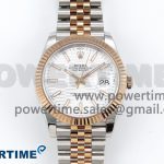 DateJust 41 126331 904L SS VSF 1:1 Best Edition Silver Textured Dial on Jubilee Bracelet VS3235