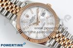 DateJust 41 126331 904L SS VSF 1:1 Best Edition Silver Textured Dial on Jubilee Bracelet VS3235 - Image 3