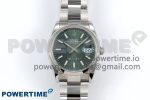 DateJust 36 SS 126200 VSF 1:1 Best Edition 904L Steel Green Dial on Oyster Bracelet VS3235