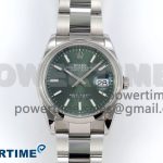 DateJust 36 SS 126200 VSF 1:1 Best Edition 904L Steel Green Dial on Oyster Bracelet VS3235