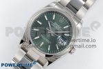 DateJust 36 SS 126200 VSF 1:1 Best Edition 904L Steel Green Dial on Oyster Bracelet VS3235 - Image 2