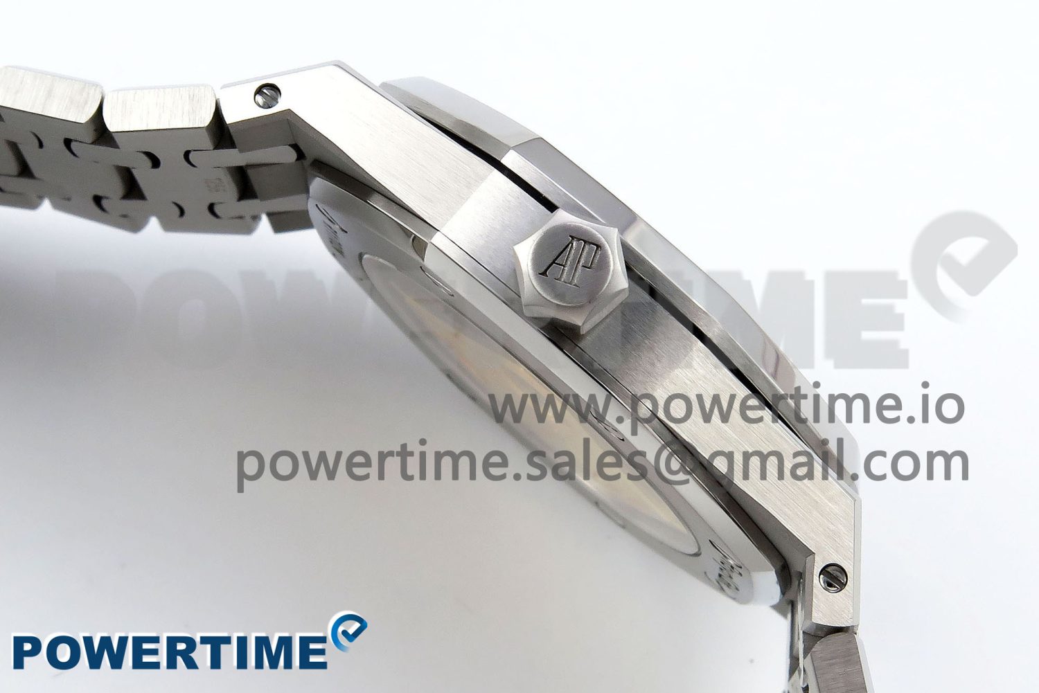 Royal Oak 37mm 15450 SS ZF 1:1 Best Edition White Textured Dial on SS Bracelet SA3120 Super Clone - Image 6