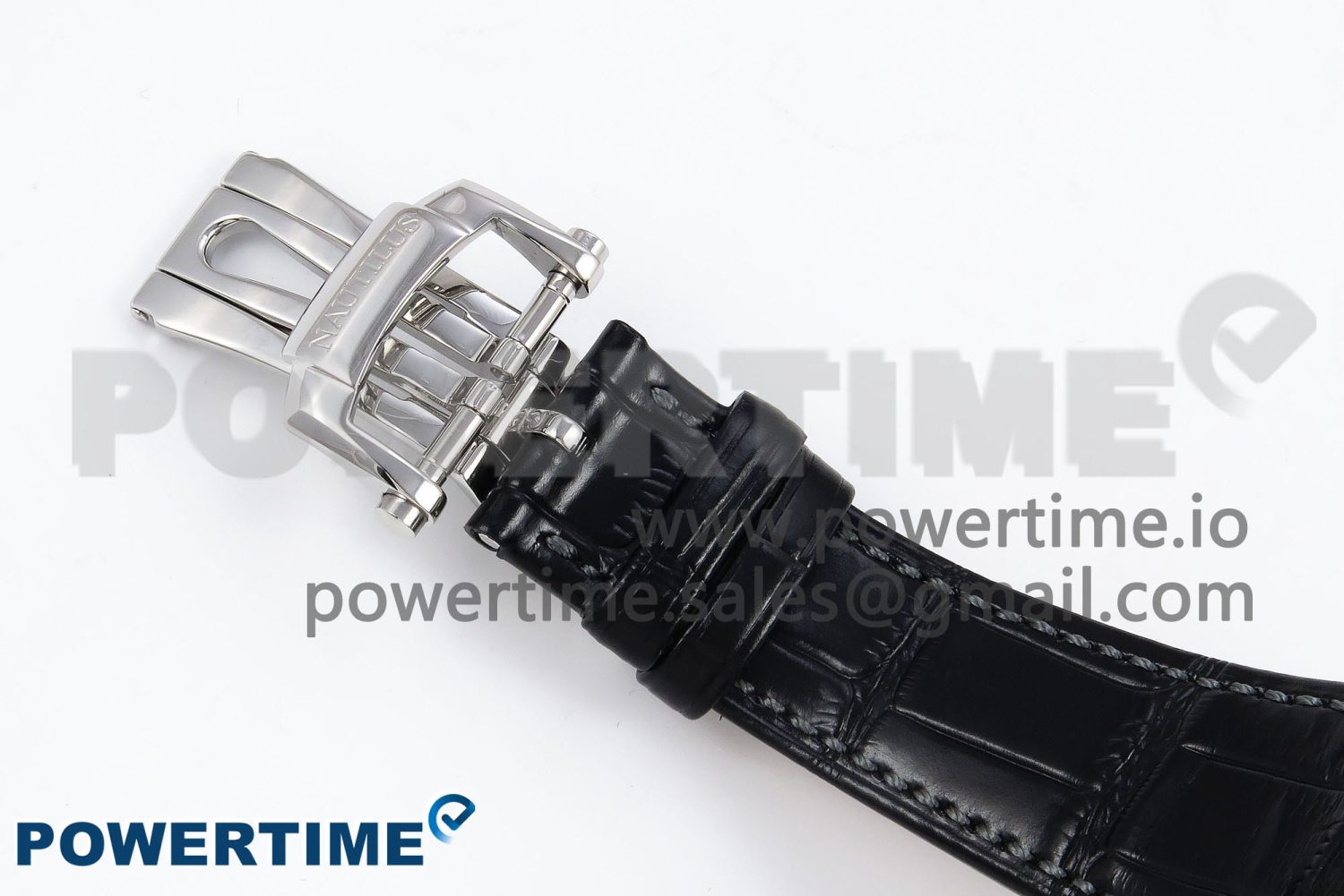 Nautilus 5712 SS PPF 1:1 Best Edition Blue Dial on Black Leather Strap A240 Super Clone V2 - Image 9