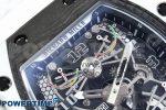RM21-02 Tourbillon NTPT RMF Best Edition Skeleton Dial on White Rubber Strap - Image 4