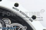 RM21-02 Tourbillon NTPT RMF Best Edition Skeleton Dial on White Rubber Strap - Image 11