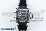 RM21-02 Tourbillon NTPT RMF Best Edition Skeleton Dial on Black Rubber Strap