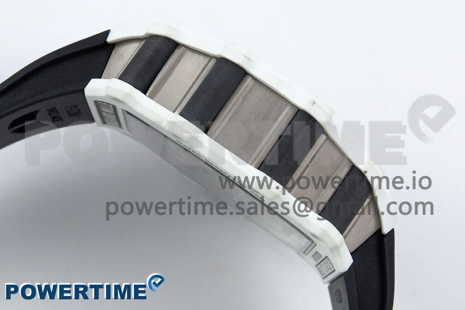 RM21-02 Tourbillon NTPT RMF Best Edition Skeleton Dial on Black Rubber Strap - Image 7