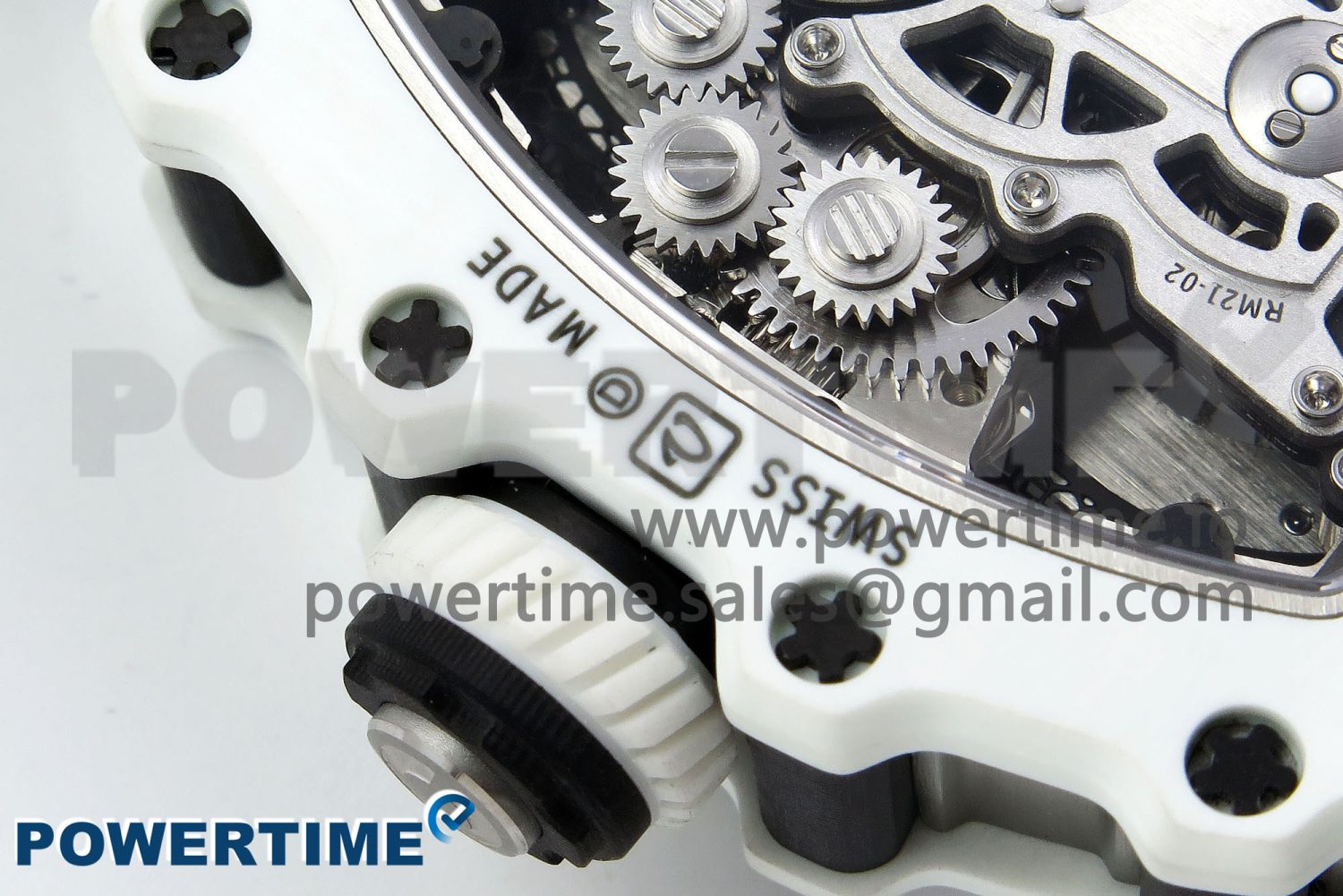 RM21-02 Tourbillon NTPT RMF Best Edition Skeleton Dial on Black Rubber Strap - Image 12