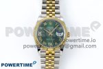 DateJust 36 126233 APF 1:1 Best Edition 904L Steel Green Diamond Roman Dial on Jubilee Bracelet VR3235