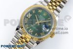 DateJust 36 126233 APF 1:1 Best Edition 904L Steel Green Diamond Roman Dial on Jubilee Bracelet VR3235 - Image 2
