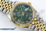 DateJust 36 126233 APF 1:1 Best Edition 904L Steel Green Diamond Roman Dial on Jubilee Bracelet VR3235 - Image 3