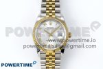DateJust 36 126233 APF 1:1 Best Edition 904L Steel Silver Diamond Roman Dial on Jubilee Bracelet VR3235