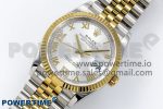 DateJust 36 126233 APF 1:1 Best Edition 904L Steel Silver Diamond Roman Dial on Jubilee Bracelet VR3235 - Image 2