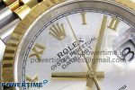 DateJust 36 126233 APF 1:1 Best Edition 904L Steel Silver Diamond Roman Dial on Jubilee Bracelet VR3235 - Image 4