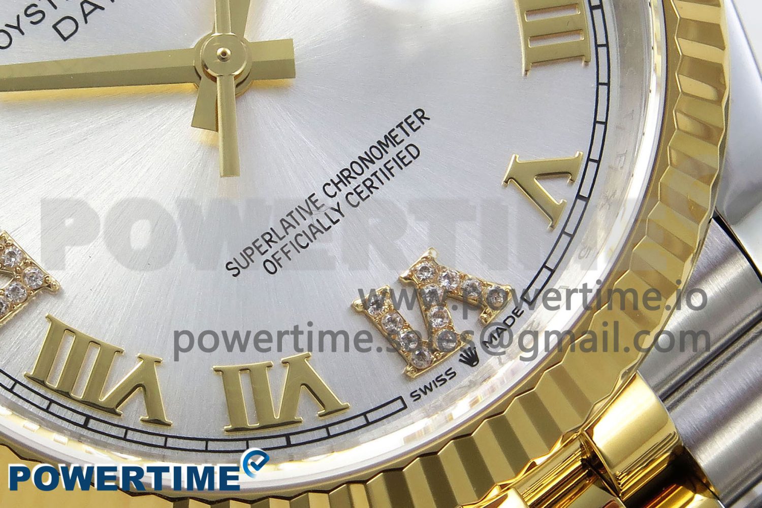 DateJust 36 126233 APF 1:1 Best Edition 904L Steel Silver Diamond Roman Dial on Jubilee Bracelet VR3235 - Image 5