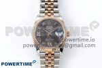 DateJust 36 126231 APF 1:1 Best Edition 904L Steel Brown Diamond Roman Dial on Jubilee Bracelet VR3235