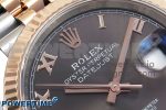 DateJust 36 126231 APF 1:1 Best Edition 904L Steel Brown Diamond Roman Dial on Jubilee Bracelet VR3235 - Image 4