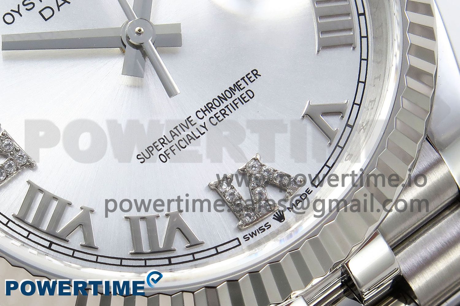 DateJust 36 126234 APF 1:1 Best Edition 904L Steel Silver Diamond Roman Dial on Jubilee Bracelet VR3235 - Image 5