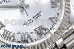DateJust 36 126234 APF 1:1 Best Edition 904L Steel Silver Diamond Roman Dial on Jubilee Bracelet VR3235 - Image 5