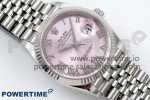 DateJust 36 126234 APF 1:1 Best Edition 904L Steel Pink Diamond Roman Dial on Jubilee Bracelet VR3235 - Image 3