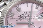 DateJust 36 126234 APF 1:1 Best Edition 904L Steel Pink Diamond Roman Dial on Jubilee Bracelet VR3235 - Image 4