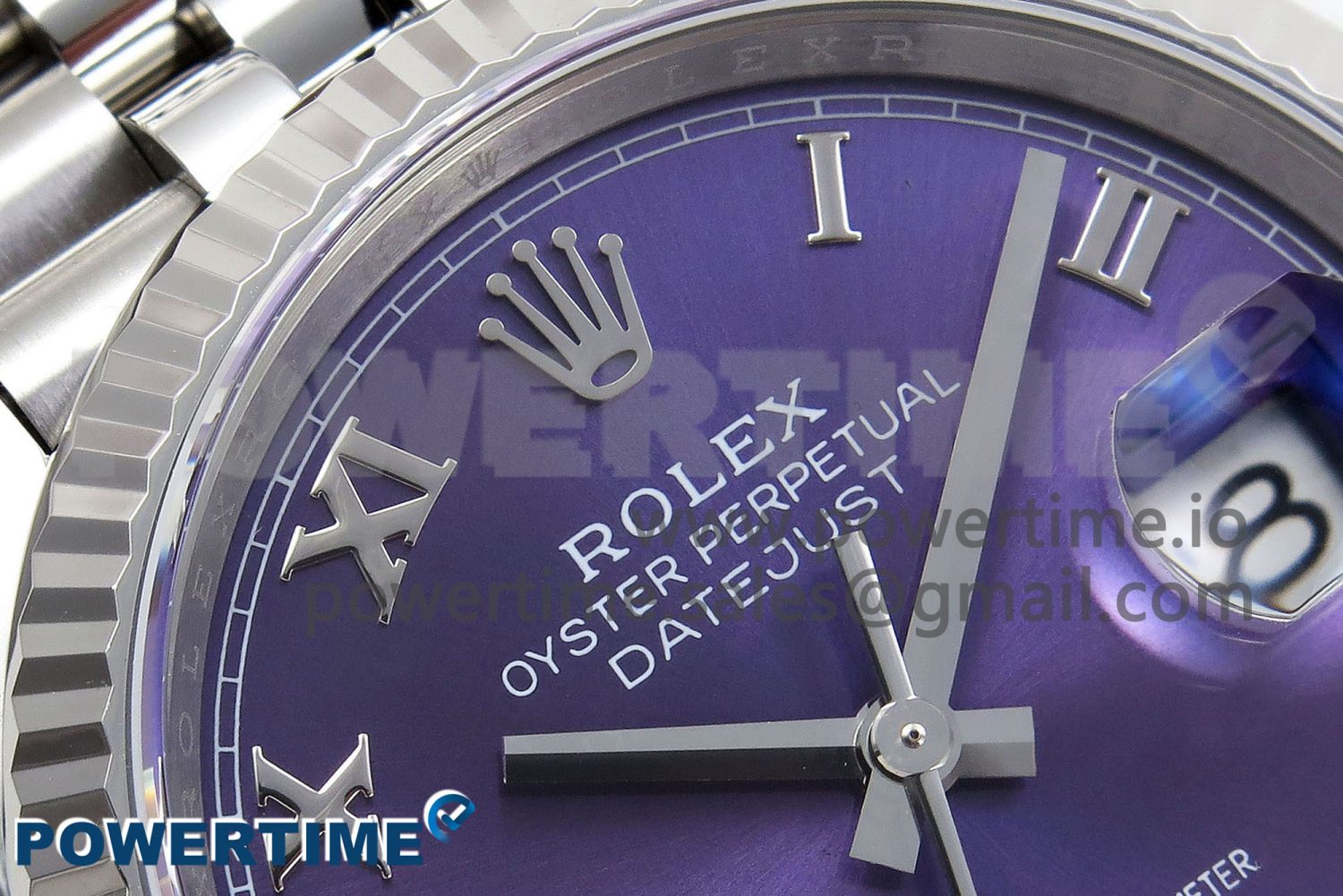 DateJust 36 126234 APF 1:1 Best Edition 904L Steel Purple Diamond Roman Dial on Jubilee Bracelet VR3235 - Image 4