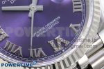 DateJust 36 126234 APF 1:1 Best Edition 904L Steel Purple Diamond Roman Dial on Jubilee Bracelet VR3235 - Image 5