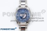 Aqua Terra GMT Worldtimer 43mm VSF 1:1 Best Edition Summer Blue Dial on SS Bracelet A8938 Super Clone