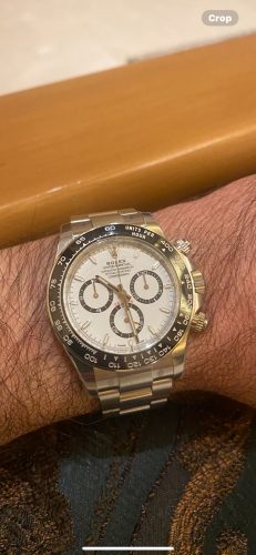 2023 Daytona 126500 Panda Clean 1:1 Best Edition 904L SS Case and Bracelet White Dial SH4131 photo review