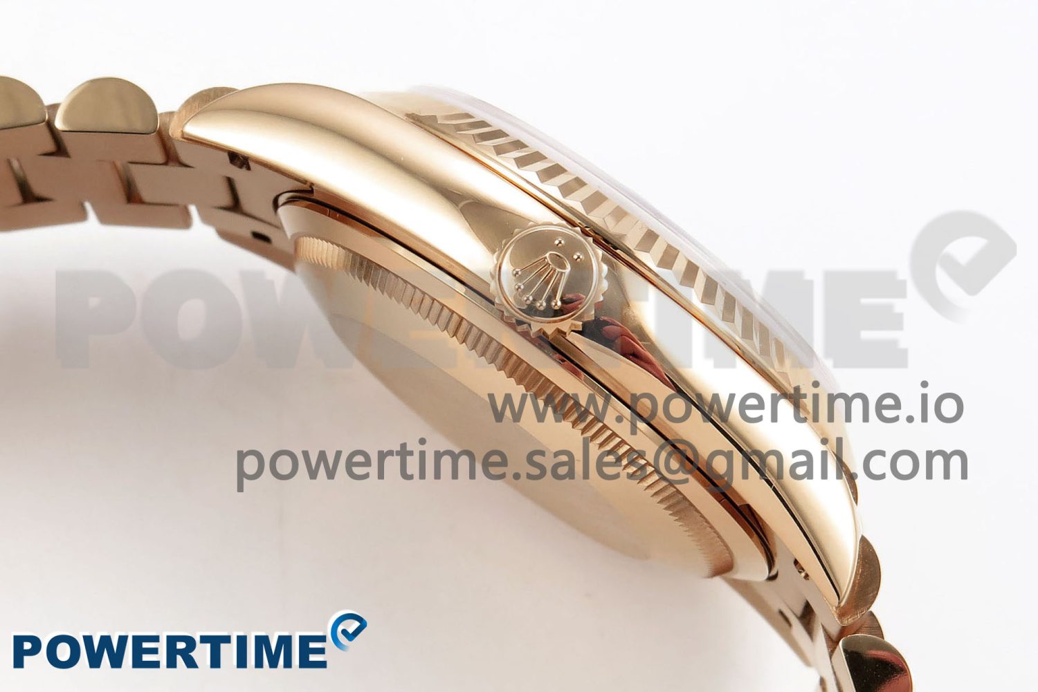 Day Date 36 RG RAF 1:1 Best Edition Tiffany Blue Stone Roman Dial on RG Bracelet A2836 - Image 6